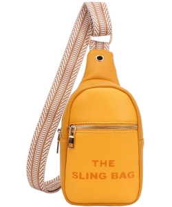 Fashion Sling Bag DS-1072 YELLOW